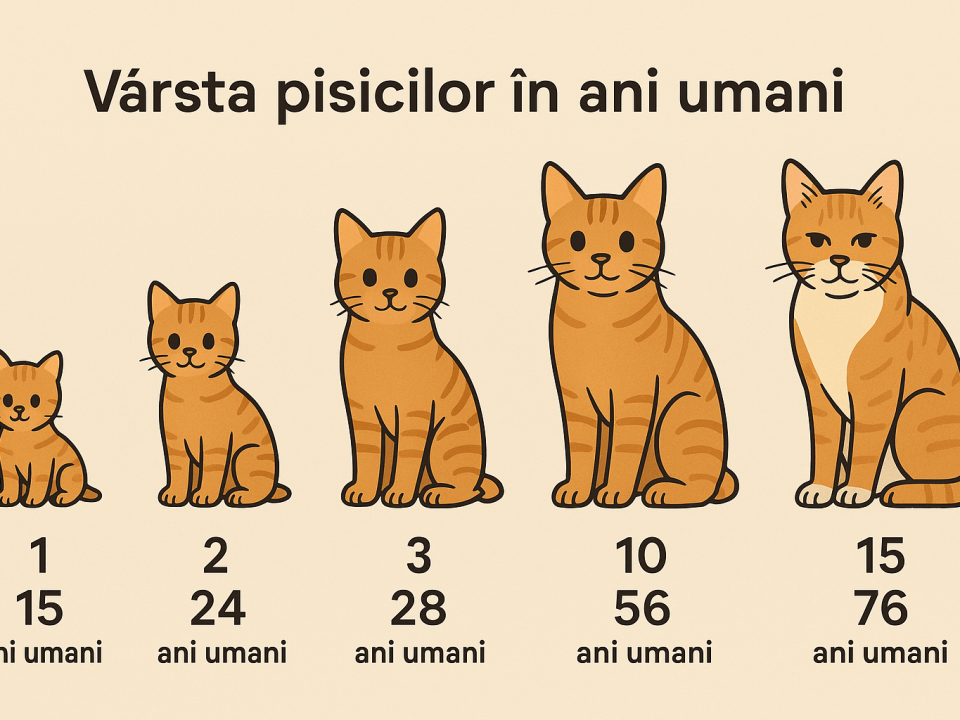 Varsta pisicii in ani umani